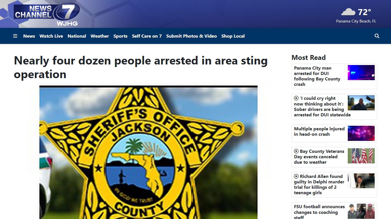 Nearly four dozen people arrested in area sting operation - WJHG